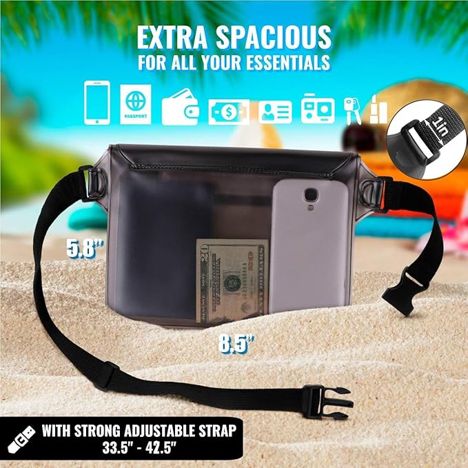 AiRunTech Waterproof Fanny Pack, Waterproof Pouch - Image 3