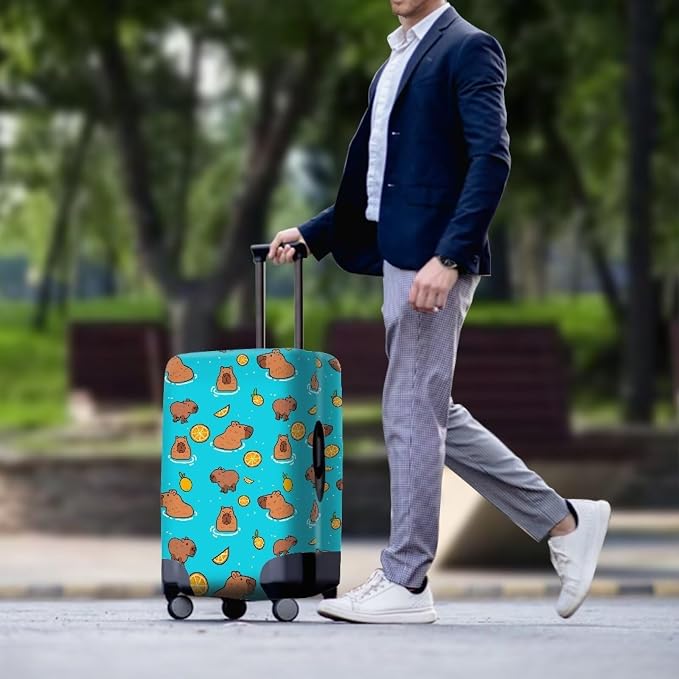 Capybara Suitcase Cover Elastic Luggage Covers - Image 3
