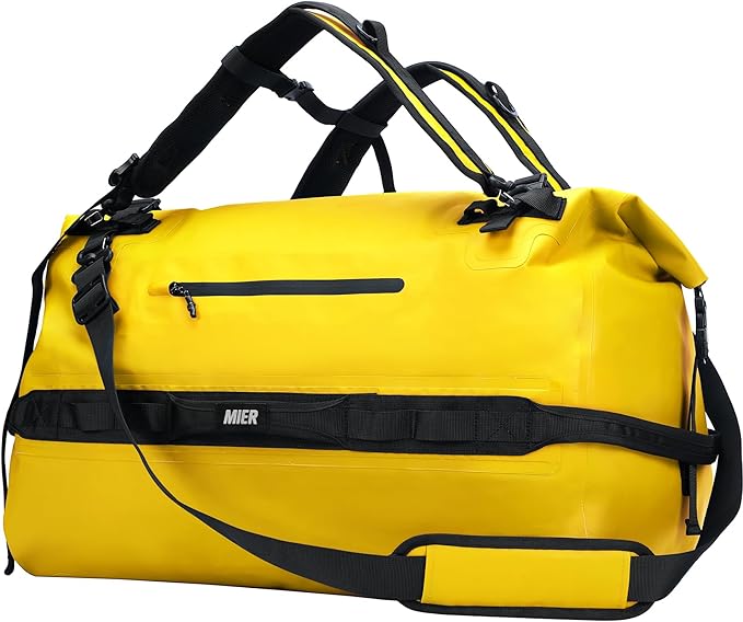 MIER Large Waterproof Duffel Bag Rolltop Dry Backpack Duffle Bags by MIER