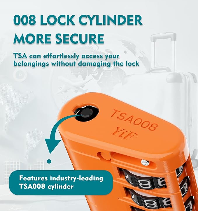 ANVIL 4 Digit Luggage Locks, TSA Locks - Image 2