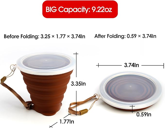 ME.FAN Silicone Collapsible Travel Cup - Image 5