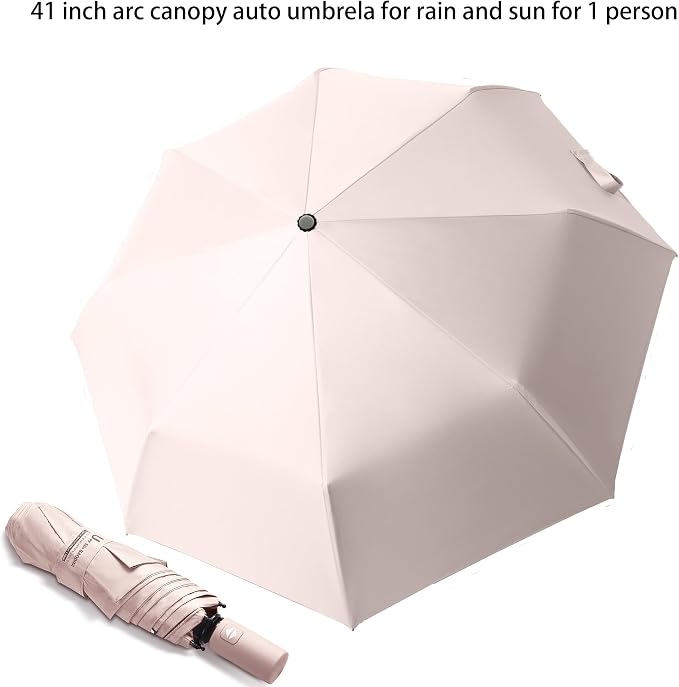 BAODINI Small UV Protection Travel Umbrella Compact - Image 4
