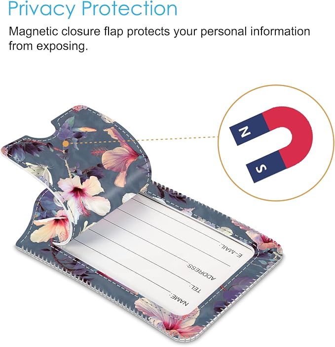 Fintie Luggage Tags, Privacy Cover ID Label - Image 3