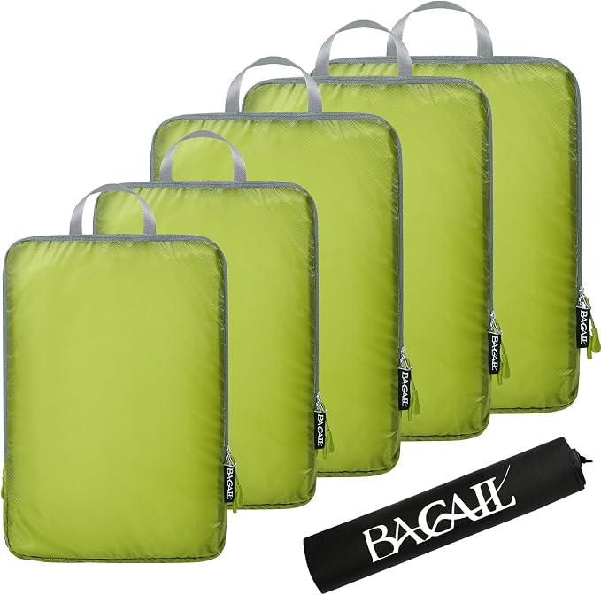 BAGAIL 6 Set Ultralight Compression Packing Cubes Packing Organizer by BAGAIL