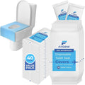 Disposable Toilet Seat Covers for Travel – Waterproof, Tear-Resistant XL Toilet by FLYGIENE