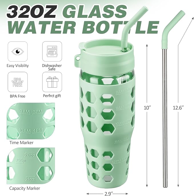 MUKOKO 32 oz Glass Tumbler - Image 2