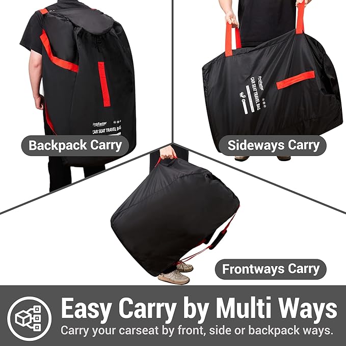 Car Seat Travel Bag Backpack for Air Travel - Image 4