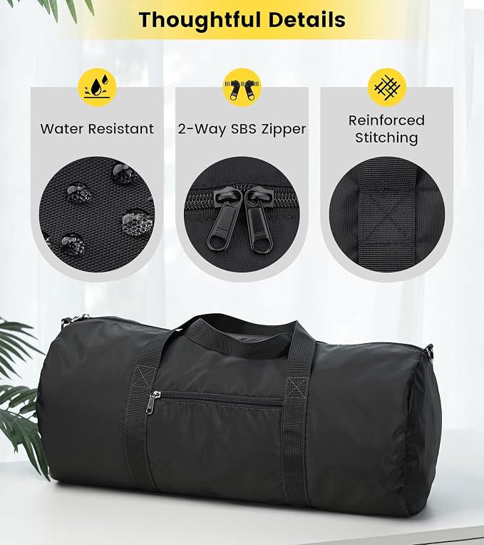 Vorspack Duffel Bag 20-24-28 Inches Foldable Gym Bag - Image 5