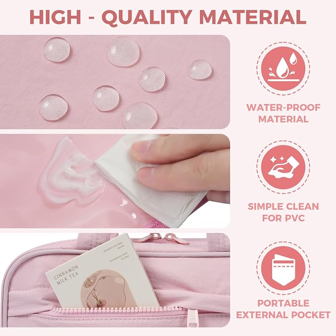 Toiletry Bag For women, Portable Hanging Organizer, 4 Leakproof Compartment for - Image 6
