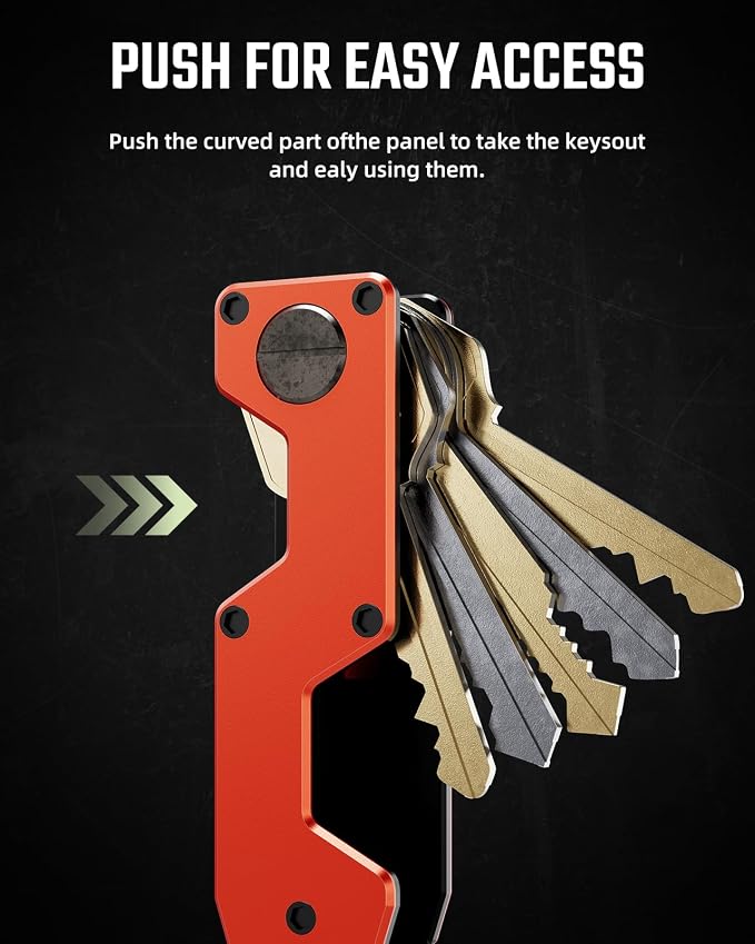 Key Organizer Compact Key Holder Metal Key Chain Minimalist key case key holder - Image 5