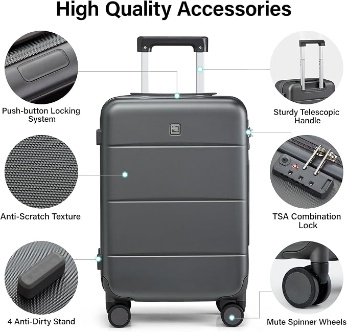 Hanke 3 Piece Luggage Sets - Image 3