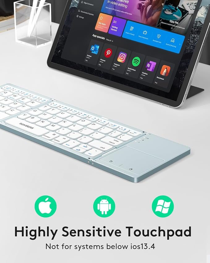 Samsers Foldable Bluetooth Keyboard - Image 2