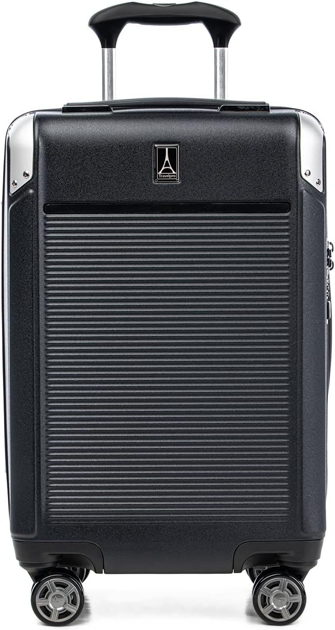 Travelpro Platinum Elite Hardside Expandable Carry on Luggage, 8 Wheel Spinner by Travelpro