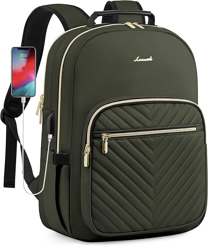 LOVEVOOK Laptop Backpack Purse for Women, Work Business Travel Computer Bags by LOVEVOOK