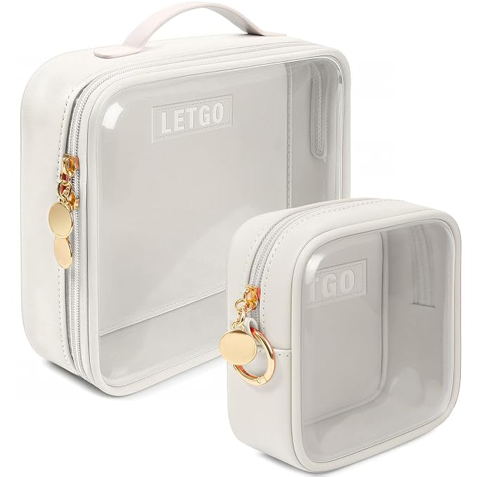 Travel Toiletry Bag, 2 Pack Clear Makeup Bags - Image 8