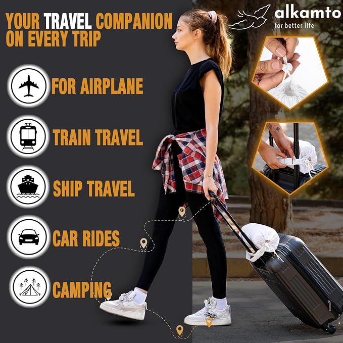Travel & Camping Comfortable Memory Foam Pillow – Easy to Carry Portable Bag – - Image 9