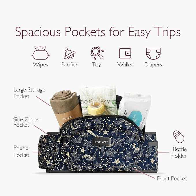 Momcozy Hip Seat Baby Carrier - Image 3
