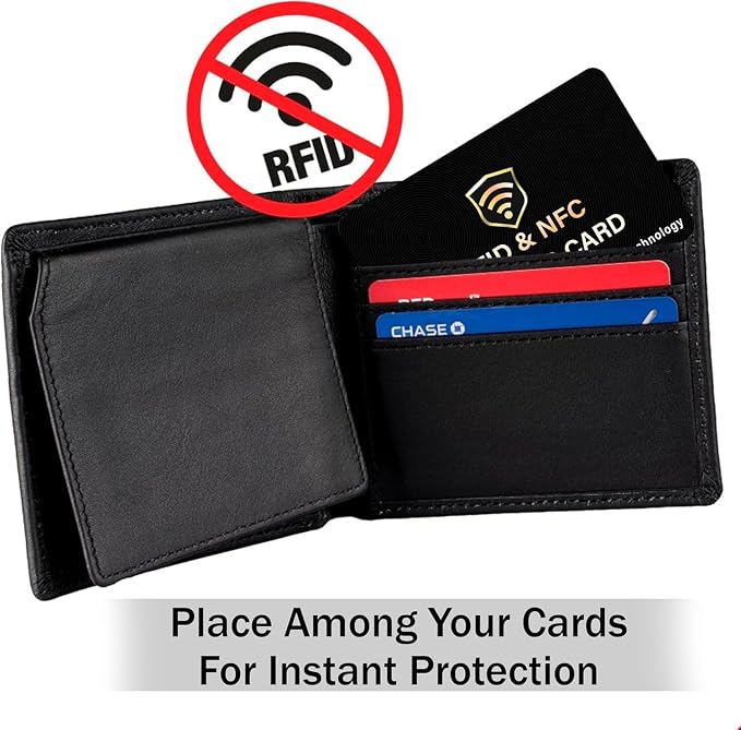 SaiTech IT 50 Pack RFID Blocking Card, One Card Protects Entire Wallet Purse - Image 9