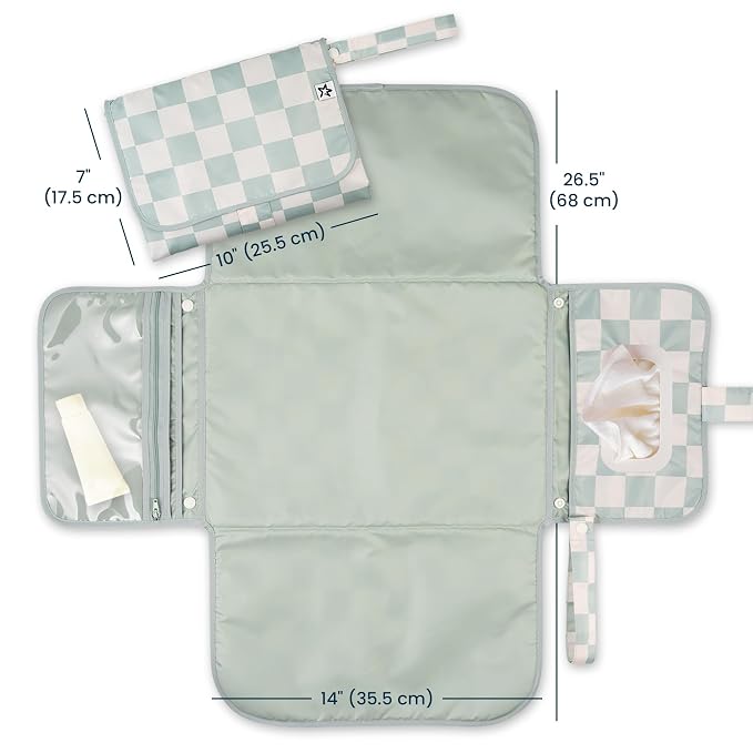Tiny Twinkle Portable Diaper Changing Pad-Foldable Waterproof Changing - Image 2