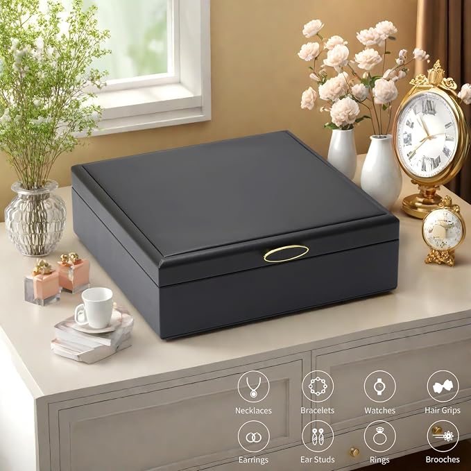 2-layer jewelry box，Jewelry Organizer - Image 6