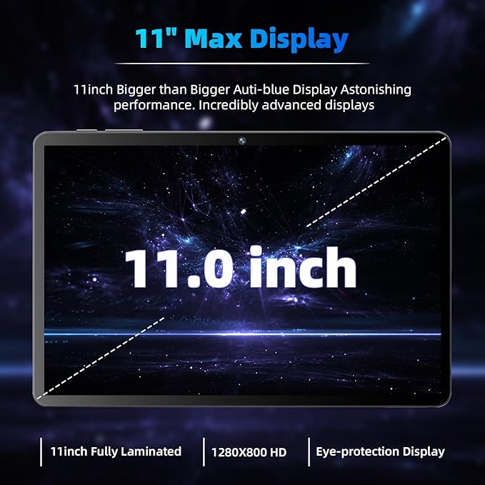 2025 Upgraded Android 14 Tablet, 11inch Tablet PC, Support Face Unlock - Image 5