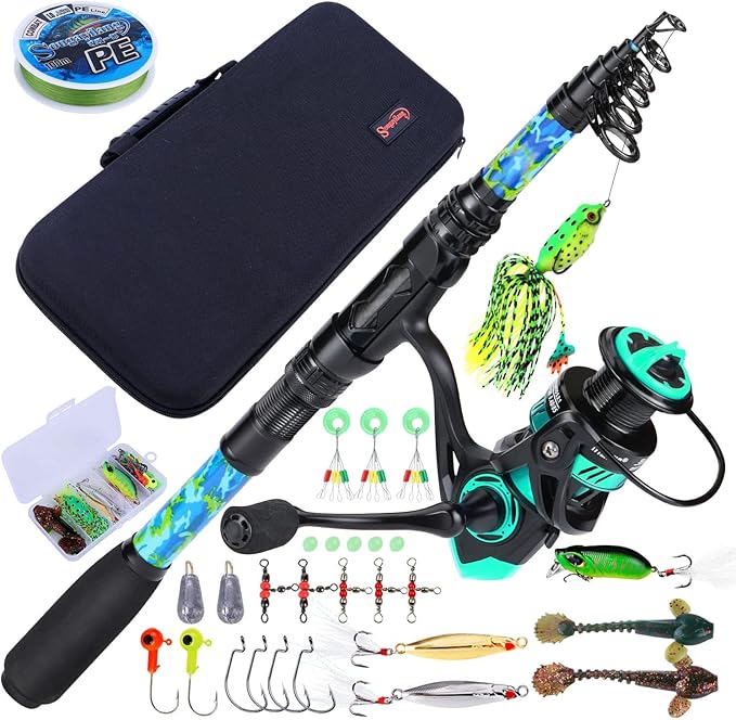 Sougayilang Fishing Rod and Reel Combos by Sougayilang