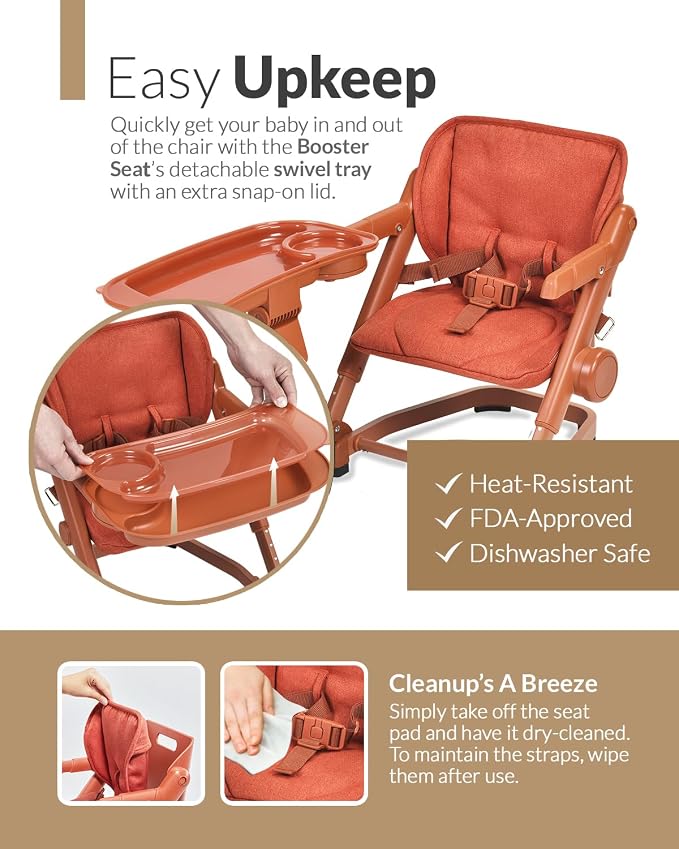 Feed Me 3-in-1 Travel High Chair Booster Seat - Image 4