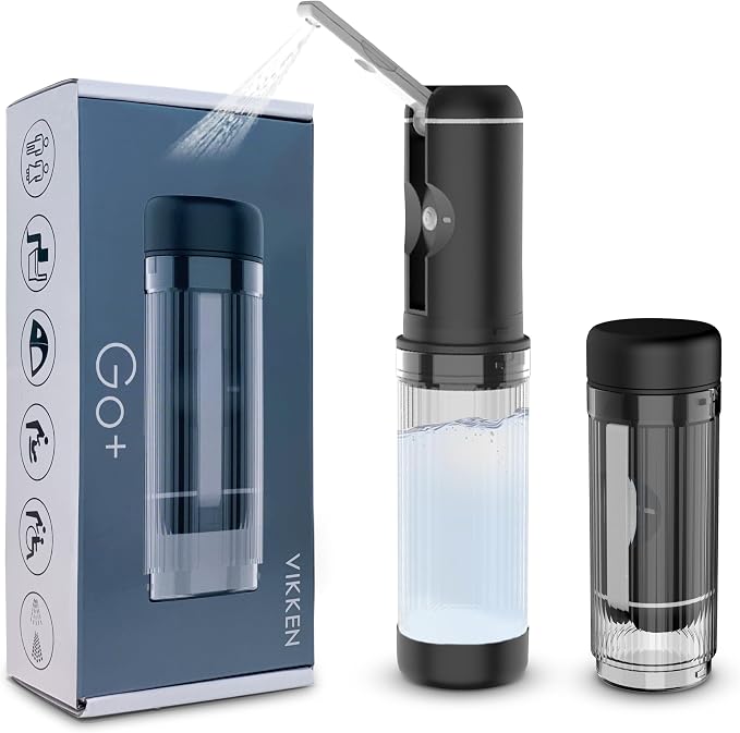 VIKKEN® 200ml Go+ Portable Travel Bidet USB-Type C Electric Rechargeable Mobile by VIKKEN