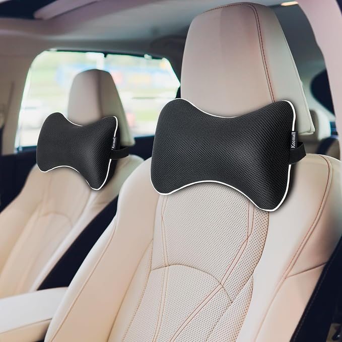 Inflatable Car Neck Pillow, Soft Headrest Inflatable Car Pillow - Image 6