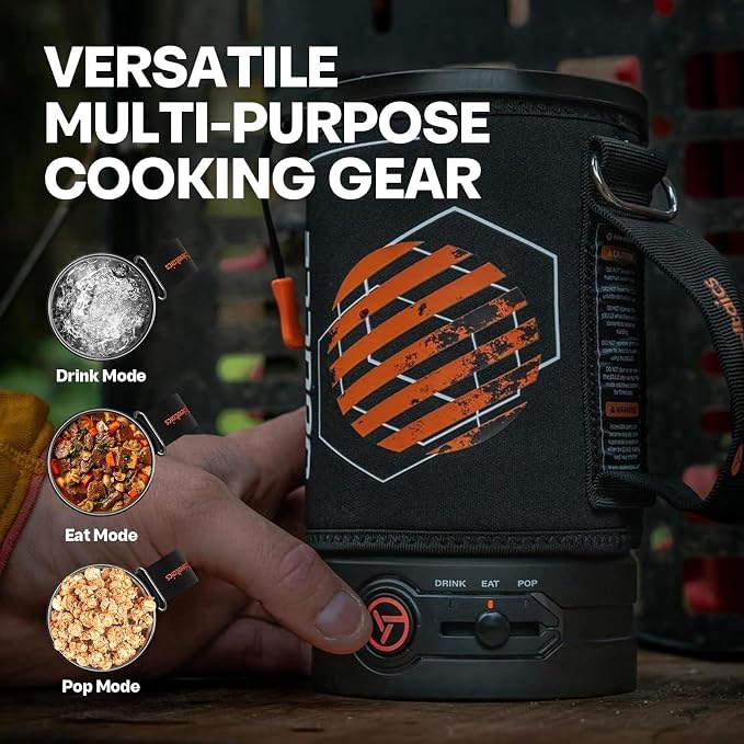 Joulle Kettle Pot, 500 W Electric Camping Stove, 3 Mode Portable Tea Kettle - Image 2