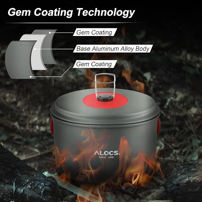 Alocs Camping Cookware Set - Image 5