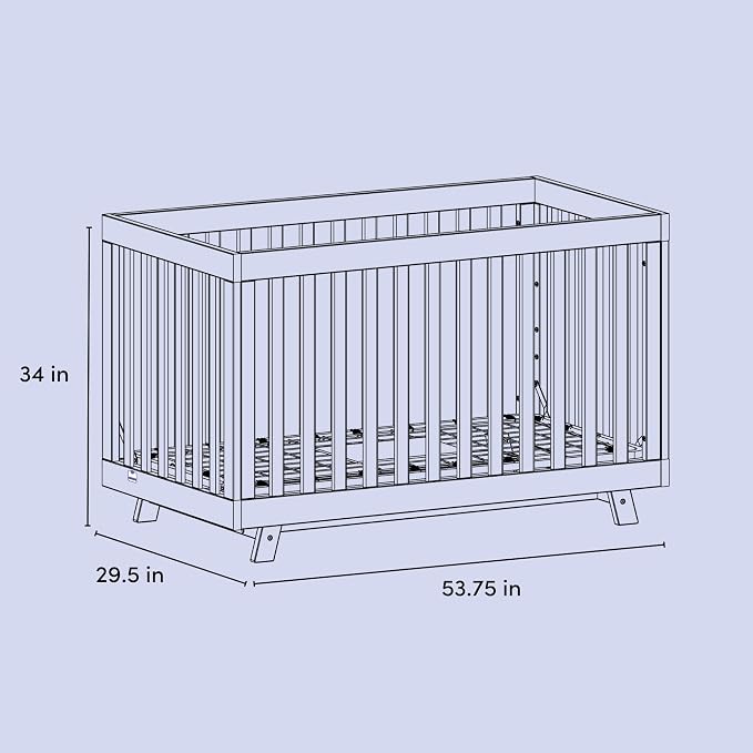 Storkcraft Beckett Grow-with-Me Convertible Crib – GREENGUARD Gold Certified - Image 9