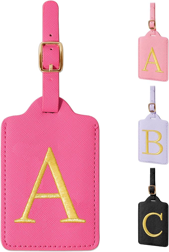Personalized Initial Luggage Tags by izuzta