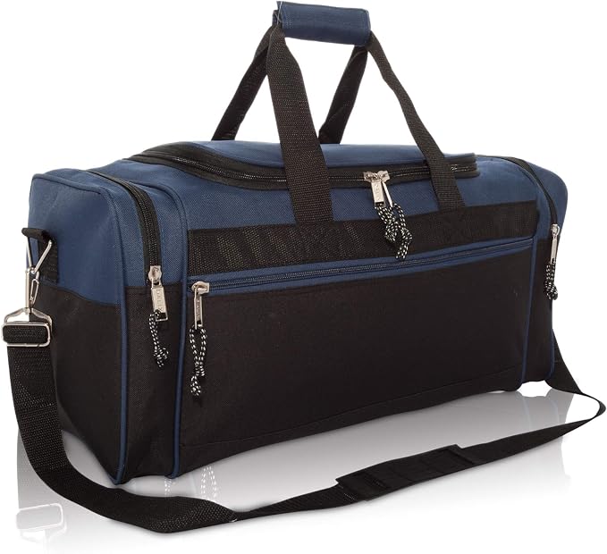 DALIX 21" Blank Sports Duffle Bag Gym Bag Travel Duffel by Dalix