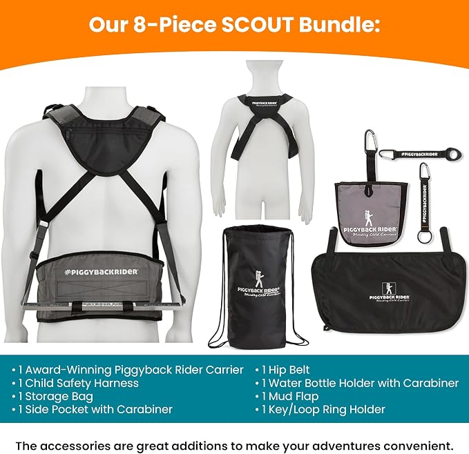 Piggyback SCOUT Toddler Carrier Backpack Deluxe - Image 6