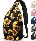 Crossbody Bags for Women Men Trendy Sling Bag Bakpack Casual Chest Bag by Pritent