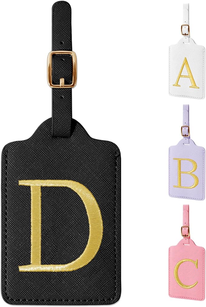 Personalized Initial Luggage Tags by izuzta
