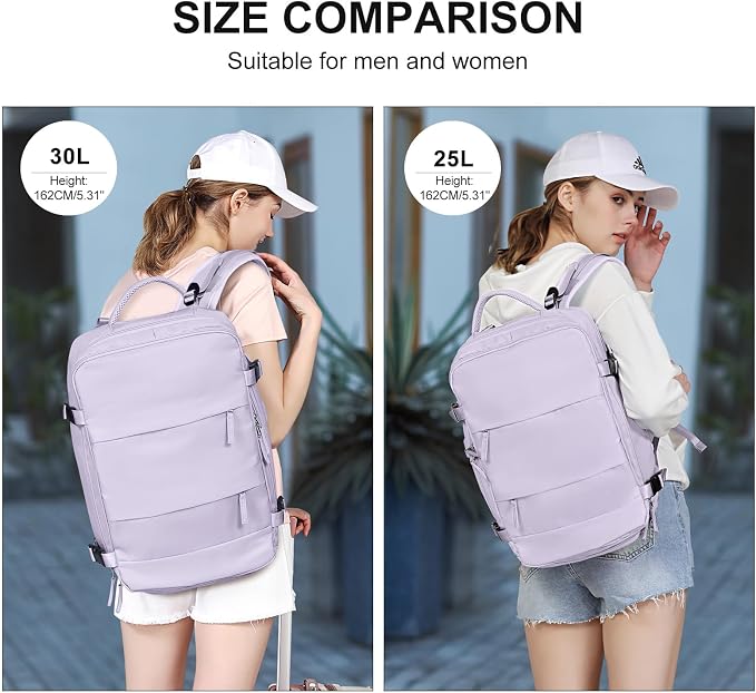 coowoz Large Travel Backpack For Women Men, Carry On Backpack, Hiking Backpack - Image 8