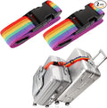 2Pack Luggage Straps Add Bag to Connect Two Suitcases, Adjustable Luggage Belt by Ajmyonsp