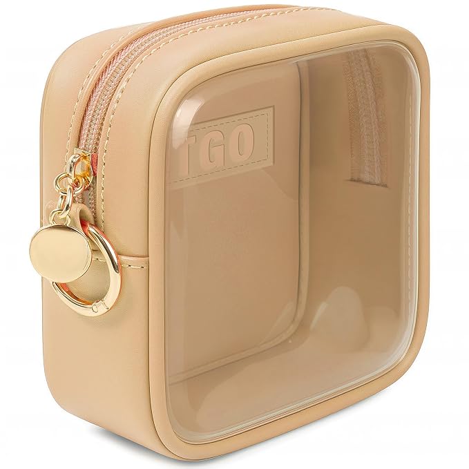 LETGO Clear Makeup Bags Small-Mini Comestic Bag, Cute Cosmetic Pouch by LETGO