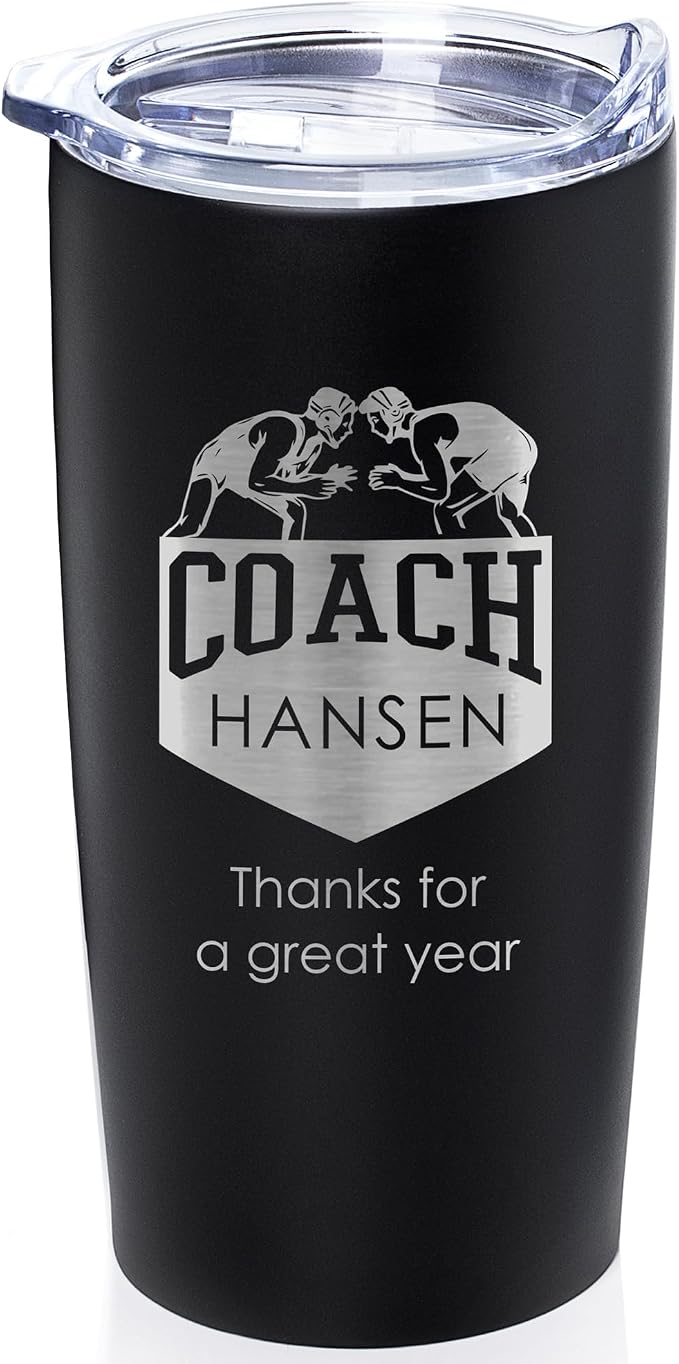Lifetime Creations Custom Wrestling Coach Tumbler by LifetimeCreations