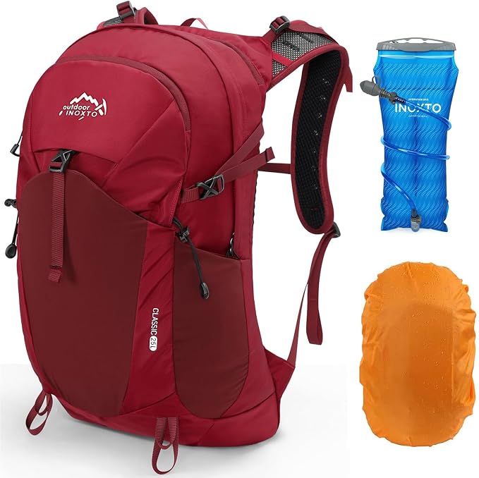 Hiking Hydration Backpack with 3l Water Bladder by IX+INOXTO