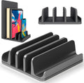 Multiple Laptop Holder Vertical – Adjustable Laptop Vertical Stand Holds 5 by Elestoria