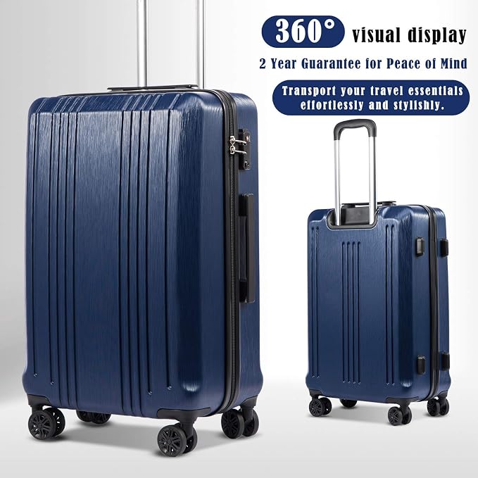 Coolife Luggage Expandable Suitcase PC+ABS - Image 2