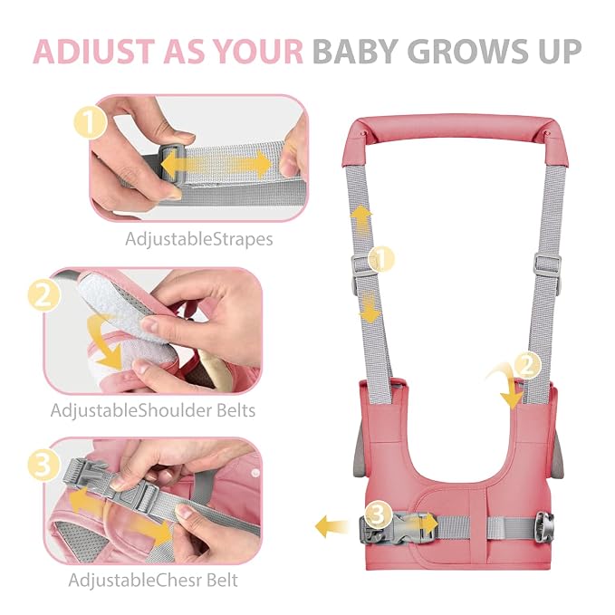 Baby Walking Harness-Handheld Assistant Belt- Toddler Infant Walking Aid - Image 4