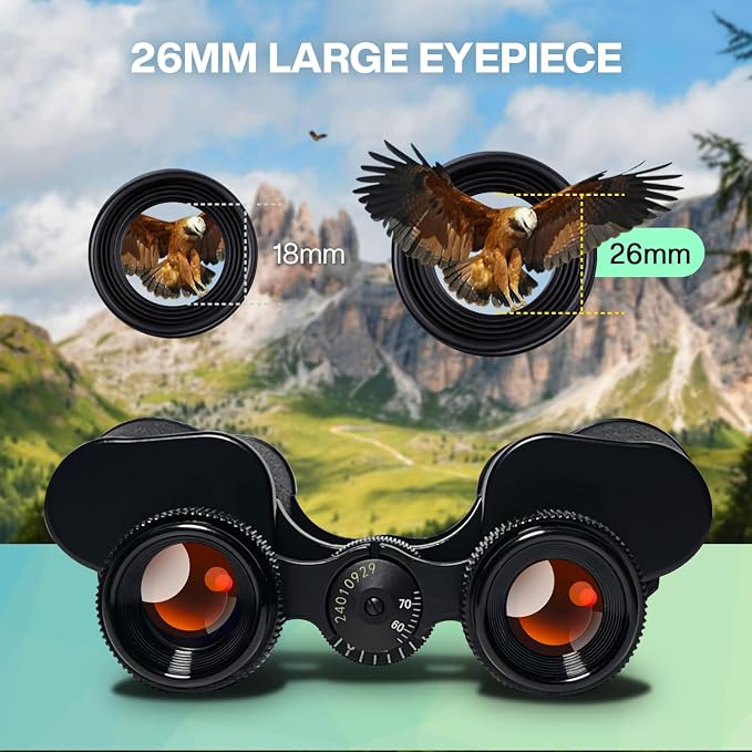 10x25 High Powered Binoculars for Adults, Waterproof Compact Binoculars - Image 5