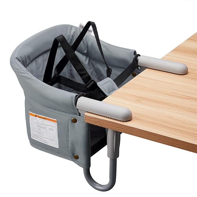 Hook On Chair, VEEYOO Clip On High Chair Folding Fast Table Chair by VEEYOO