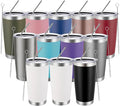 MEWAY 20oz Tumbler 12 Pack Double Wall Vacuum Insulated Travel Mug Bulk by MEWAY