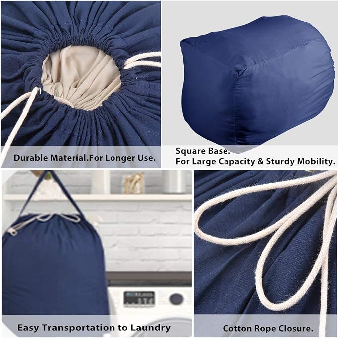 MCleanPin 140L Washable Laundry Bags - Image 5