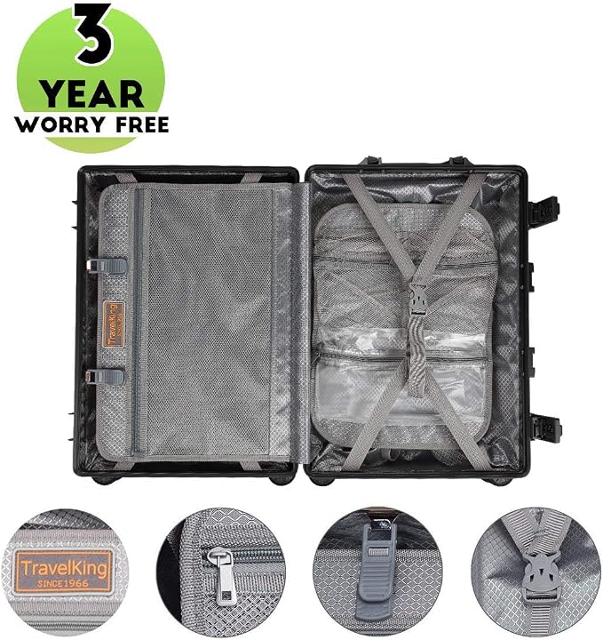 TRAVELKING All Aluminum Luggage - Image 6